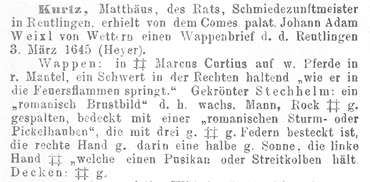 Kurtz of Reutlingen